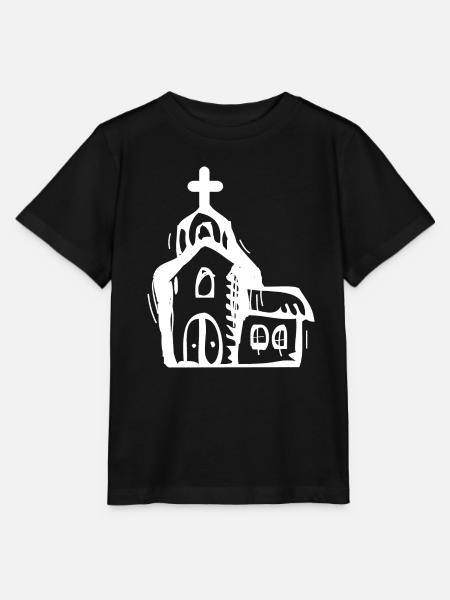 Kirche - Stanley/Stella Kinder T-Shirt MINI CREATOR - Schwarz
