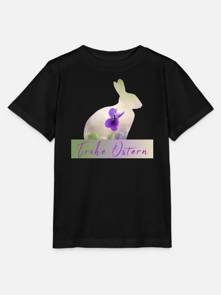 Frohe Ostern Hase - Stanley/Stella Kinder T-Shirt MINI CREATOR - Schwarz
