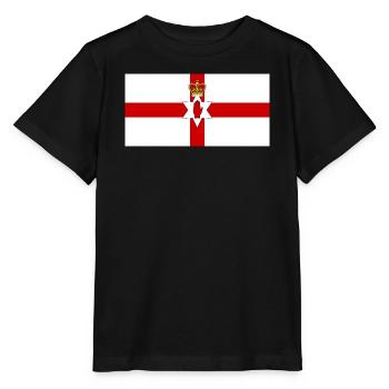 Nordirland - Stanley/Stella Kinder T-Shirt MINI CREATOR  - Schwarz - Vorne - Mikhail (115cm)