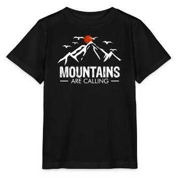 Climbing mountaineering mountaineering sport climbing - Stanley/Stella MINI CREATOR Kids’ T-Shirt - black - Front - Mikhail (115cm)