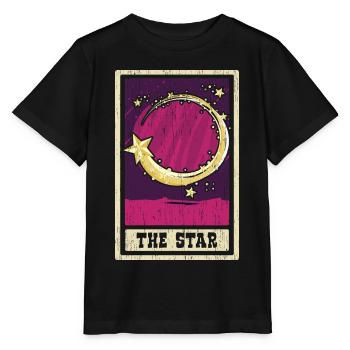 Der Stern Tarotkarte Schamane Wahrsagerei - Stanley/Stella Kinder T-Shirt MINI CREATOR  - Schwarz - Vorne - Mikhail (115cm)