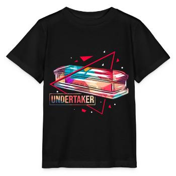 Sorgsamer Bestatter Beerdigung - Stanley/Stella Kinder T-Shirt MINI CREATOR  - Schwarz - Vorne - Mikhail (115cm)