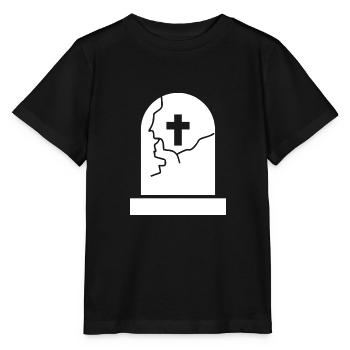 Grabstein Friedhof Grab - Stanley/Stella Kinder T-Shirt MINI CREATOR  - Schwarz - Vorne - Mikhail (115cm)