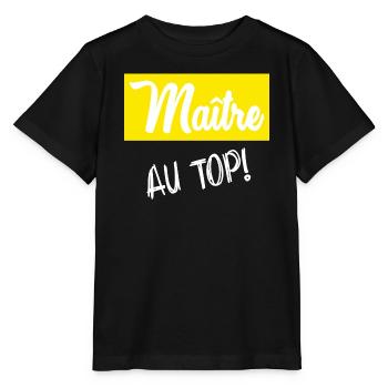 MEISTER. MEISTER. HUMOR - Stanley/Stella Kinder T-Shirt MINI CREATOR  - Schwarz - Vorne - Mikhail (115cm)