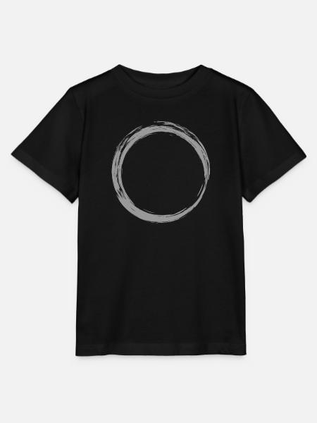 Kreis Symbol Design Grau - Stanley/Stella Kinder T-Shirt MINI CREATOR - Schwarz