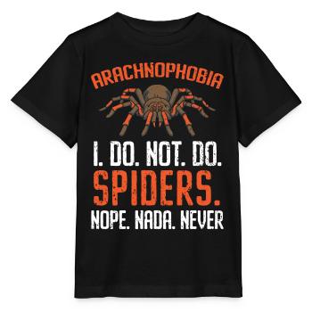 Spinnenliebhaber Spinnenflüsterer Arachnide Tarant - Stanley/Stella Kinder T-Shirt MINI CREATOR  - Schwarz - Vorne - Mikhail (115cm)