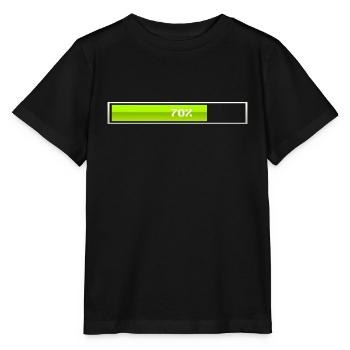 Ladebalken Lädt - Stanley/Stella Kinder T-Shirt MINI CREATOR  - Schwarz - Vorne - Mikhail (115cm)