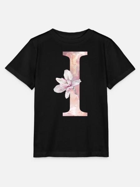 Buchstabe I - Stanley/Stella Kinder T-Shirt MINI CREATOR  - Schwarz