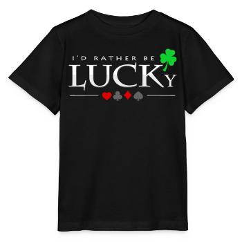poker - Stanley/Stella MINI CREATOR Kids’ T-Shirt - black - Front - Mikhail (115cm)