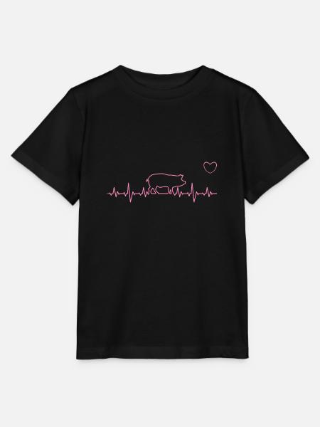 Schwein - Stanley/Stella Kinder T-Shirt MINI CREATOR  - Schwarz