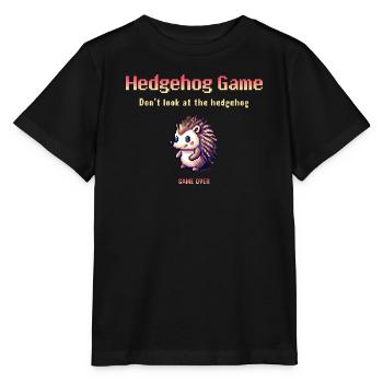 Hedgehog Game – Don't look at the hedgehog - Stanley/Stella Kinder T-Shirt MINI CREATOR  - Schwarz - Vorne - Mikhail (115cm)