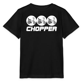 Chopper - Stanley/Stella Kinder T-Shirt MINI CREATOR  - Schwarz - Vorne - Mikhail (115cm)