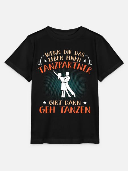 Leben Tanzpartner Gibt Geh Tanzen Tanzkurs Tänzer - Stanley/Stella Kinder T-Shirt MINI CREATOR  - Schwarz