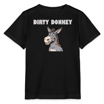 DIRTY DONKEY - Stanley/Stella MINI CREATOR Kids’ T-Shirt - black - Front - Mikhail (115cm)