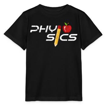 physicist - Stanley/Stella MINI CREATOR Kids’ T-Shirt - black - Front - Mikhail (115cm)