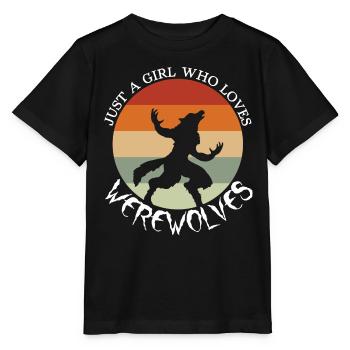 Werwolf Sei du selbst außer Werwolf - Stanley/Stella Kinder T-Shirt MINI CREATOR  - Schwarz - Vorne - Mikhail (115cm)
