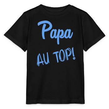 HAPPY FATHER'S DAY. DAD. FATHER'S DAY - Stanley/Stella MINI CREATOR Kids’ T-Shirt - black - Front - Mikhail (115cm)