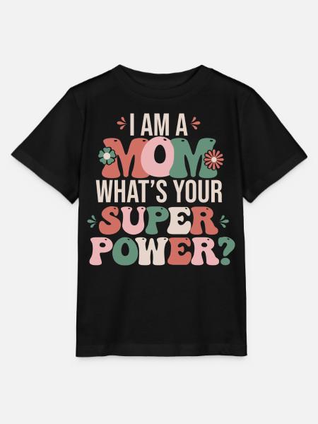 Ich bin eine Mutter Ich bin eine Mutter - Stanley/Stella Kinder T-Shirt MINI CREATOR  - Schwarz