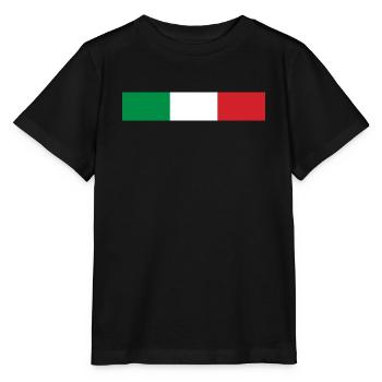 Italy Banner - Stanley/Stella MINI CREATOR Kids’ T-Shirt - black - Front - Mikhail (115cm)