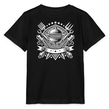 Grill Logo - Stanley/Stella MINI CREATOR Kids’ T-Shirt - black - Front - Mikhail (115cm)