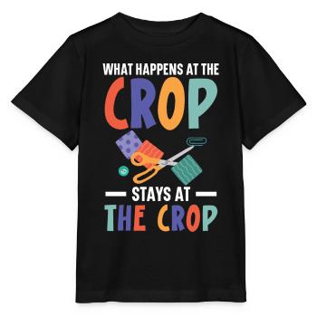 Was bei der Ernte passiert, bleibt bei der Ernte - Stanley/Stella Kinder T-Shirt MINI CREATOR  - Schwarz - Vorne - Mikhail (115cm)