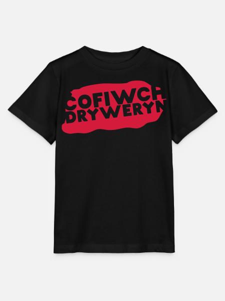 Cofiwch Dryweryn - Stanley/Stella Kinder T-Shirt MINI CREATOR  - Schwarz
