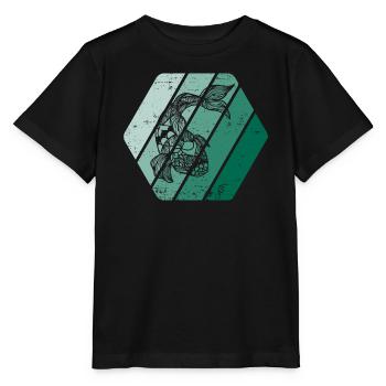 Koi - Stanley/Stella Kinder T-Shirt MINI CREATOR  - Schwarz - Vorne - Mikhail (115cm)