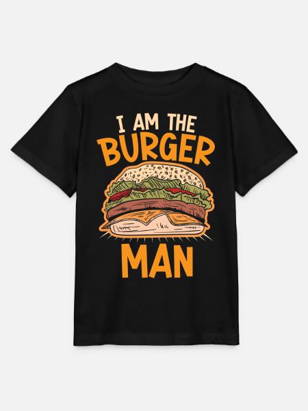 Ich Bin Der Burger Mann - Stanley/Stella Kinder T-Shirt MINI CREATOR - Schwarz