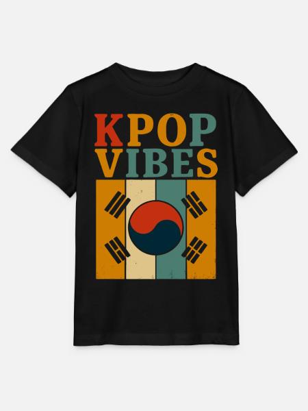KPOP Vibes Korea - Stanley/Stella Kinder T-Shirt MINI CREATOR - Schwarz