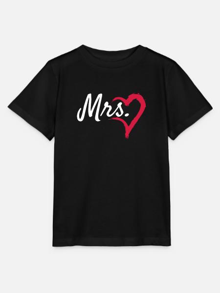 Mrs Herz Symbol - Stanley/Stella Kinder T-Shirt MINI CREATOR  - Schwarz