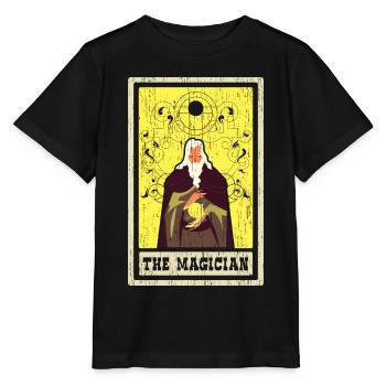 Der Magier Tarotkarte Schamane Wahrsagerei - Stanley/Stella Kinder T-Shirt MINI CREATOR  - Schwarz - Vorne - Mikhail (115cm)