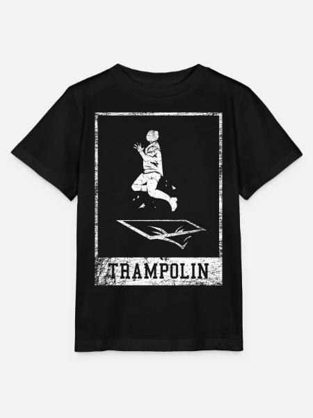Schwindelfreie Trampolin Artistin - Stanley/Stella Kinder T-Shirt MINI CREATOR  - Schwarz