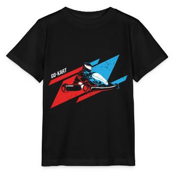 Kurviger Gokart Rennstreckenprofi - Stanley/Stella Kinder T-Shirt MINI CREATOR  - Schwarz - Vorne - Mikhail (115cm)
