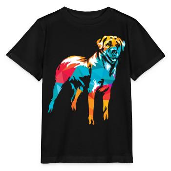 Furchtloser Hirtenhund Anatoliens - Stanley/Stella Kinder T-Shirt MINI CREATOR  - Schwarz - Vorne - Mikhail (115cm)