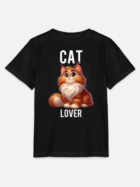 Katzenliebhaber - Stanley/Stella Kinder T-Shirt MINI CREATOR - Schwarz