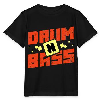 Druckvoller Bass Clubnacht Berlin - Stanley/Stella Kinder T-Shirt MINI CREATOR  - Schwarz - Vorne - Mikhail (115cm)
