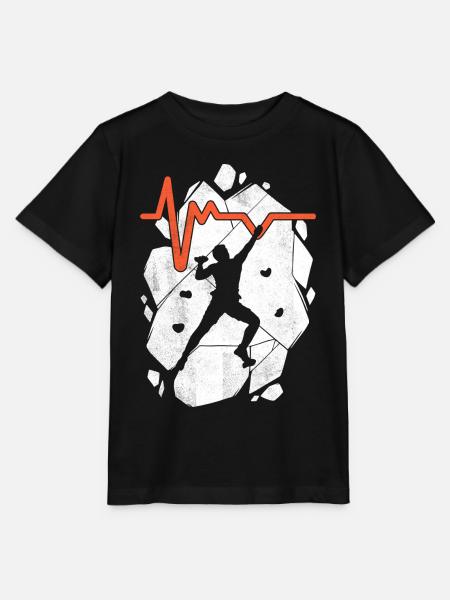 Klettern Bouldern Boulder Bergsteiger Kletterer - Stanley/Stella Kinder T-Shirt MINI CREATOR - Schwarz