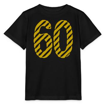 60. 60 JAHRE. 60-JÄHRIGES JUBILÄUM. 60. GEBURTSTAG. - Stanley/Stella Kinder T-Shirt MINI CREATOR  - Schwarz - Vorne - Mikhail (115cm)