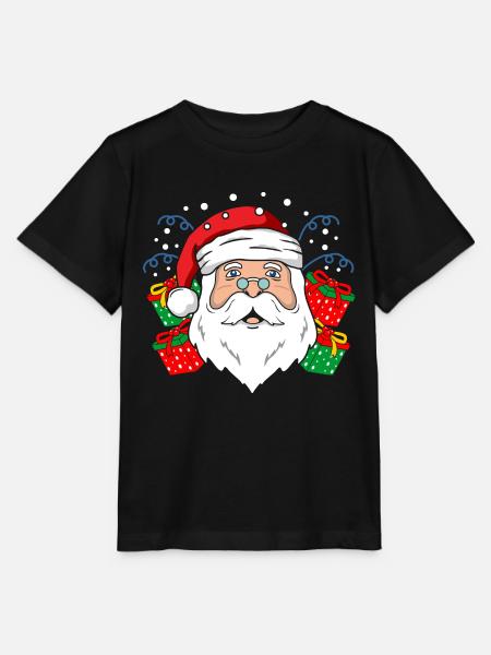 Santa Weihnachtsmann - Stanley/Stella Kinder T-Shirt MINI CREATOR - Schwarz