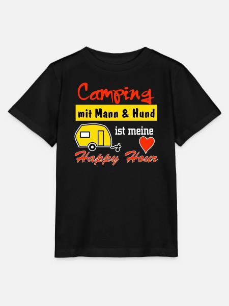 happy hour - Stanley/Stella Kinder T-Shirt MINI CREATOR  - Schwarz