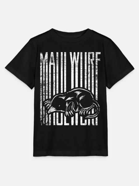 Emsiger Maulwurf Maulwurfshügel - Stanley/Stella Kinder T-Shirt MINI CREATOR - Schwarz