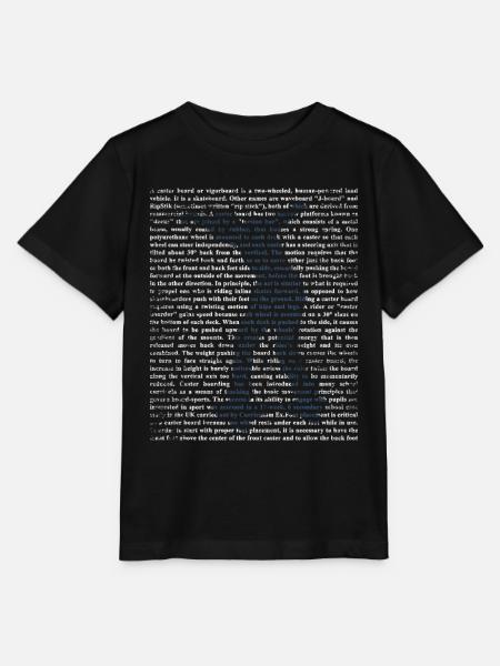 Rasanter Waveboard Straßensurfer - Stanley/Stella Kinder T-Shirt MINI CREATOR - Schwarz