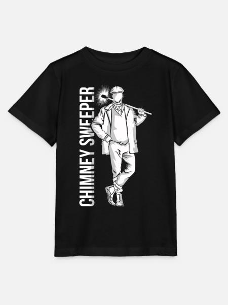 Sauberer Schornsteinfeger Kaminreinigung - Stanley/Stella Kinder T-Shirt MINI CREATOR - Schwarz