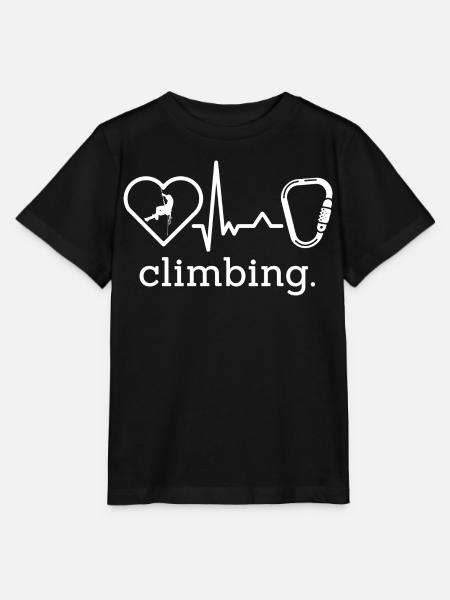 Klettern Kletterhalle Kletterer Bouldern - Stanley/Stella Kinder T-Shirt MINI CREATOR - Schwarz