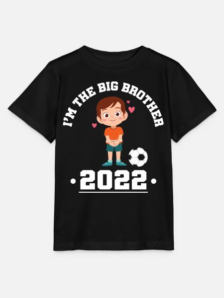 Werde Großer Bruder 2022 - Stanley/Stella Kinder T-Shirt MINI CREATOR - Schwarz
