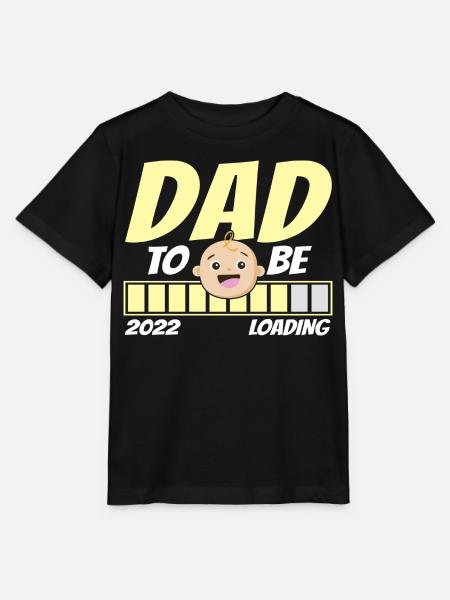 Werde Vater 2022 Loading Papa - Stanley/Stella Kinder T-Shirt MINI CREATOR - Schwarz