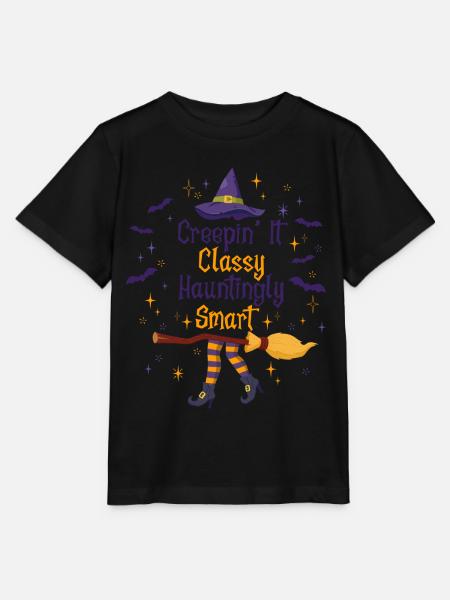 Creepin' It Classy Schaurig-schönes Halloween - Stanley/Stella Kinder T-Shirt MINI CREATOR - Schwarz