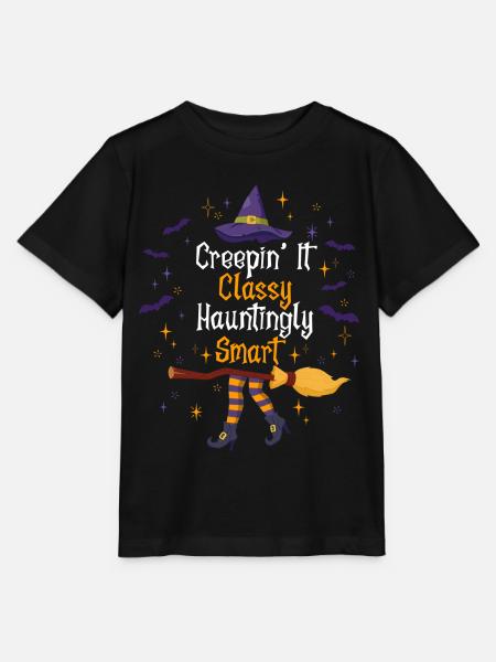 Creepin' It Classy Schaurig-schönes Halloween - Stanley/Stella Kinder T-Shirt MINI CREATOR - Schwarz