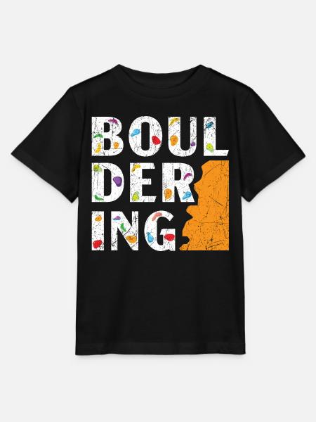 Boulderer Felskletterer Bergsteigen Bouldern - Stanley/Stella Kinder T-Shirt MINI CREATOR - Schwarz