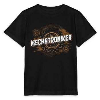Mechatroniker Geschenk - Stanley/Stella Kinder T-Shirt MINI CREATOR  - Schwarz - Vorne - Mikhail (115cm)